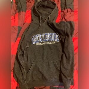Georgian College Recreation and Leisure Studies Program Hoodie in Grey, Small